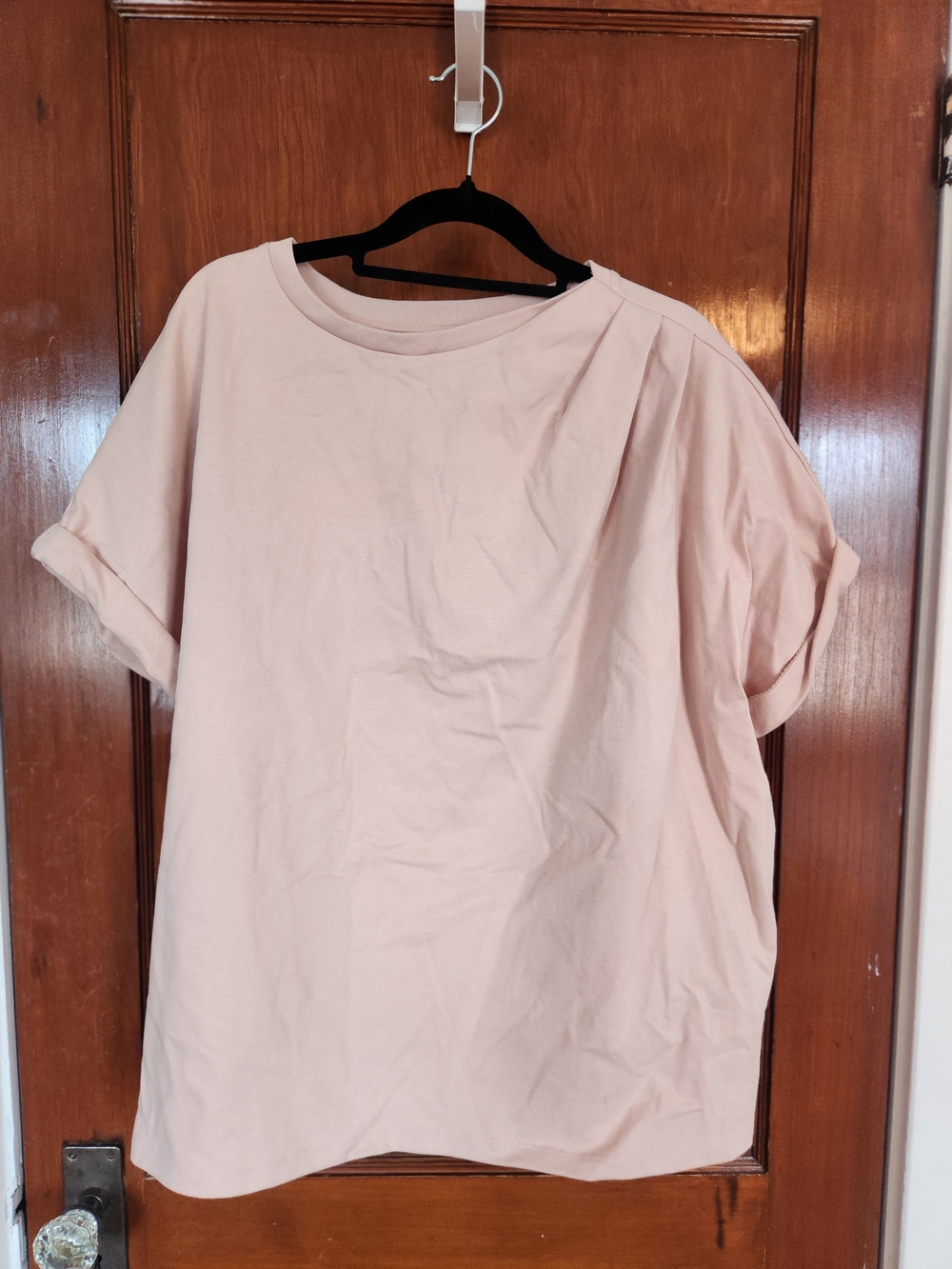 NWT Banana Republic Pale Blush Short Sleeve Relaxed Tee